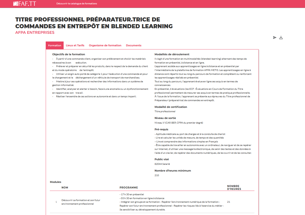 Mars2019 fiche formation catalogue